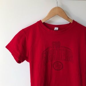 Foo Fighters Red Baby Tee | Size M/L